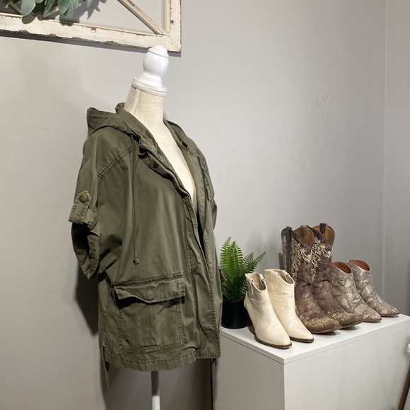 1️⃣5️⃣Hooded Fall Utility Jacket - Picture 5 of 7